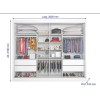 Guarda-roupa Casal Verona Plus 01 Porta Esp 100% MDF - Image 7