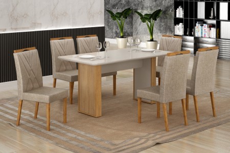 Mesa de Jantar Júlia E Cadeira Lara