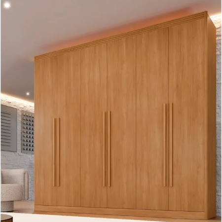 Guarda-roupa Casal 6 portas Cancun 100% MDF