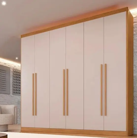 Guarda-roupa Casal 6 portas Cancun 100% MDF - Imagem 4