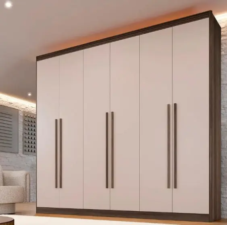 Guarda-roupa Casal 6 portas Cancun 100% MDF - Imagem 5