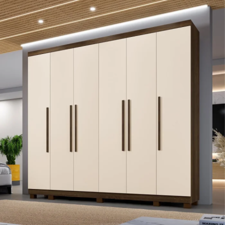 Guarda-roupa Casal 6 portas Atlanta 100% MDF - Imagem 6