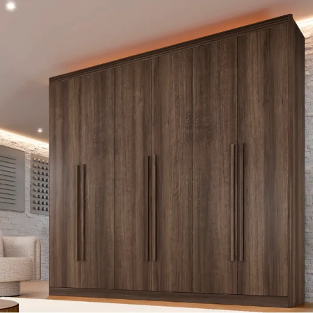 Guarda-roupa Casal 6 portas Cancun 100% MDF - Imagem 7